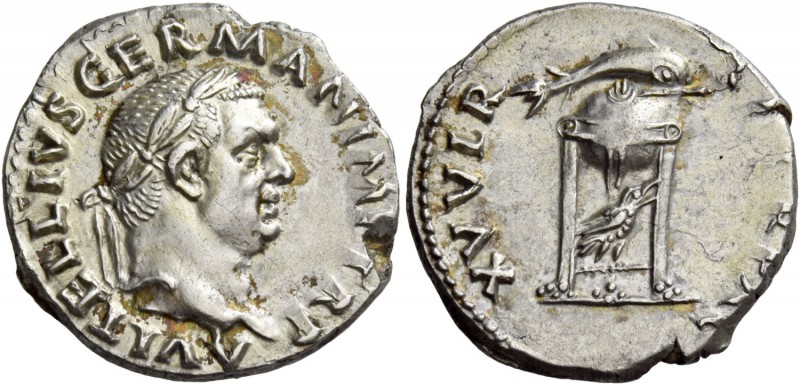 Vitellius, January – December 69. Denarius 19 April – 20 December 69, AR 3.14 g....