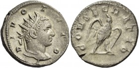 Consecration coins of Trajan Decius, 249 – 251. Consecration issue of Titus. Antoninianus 250-251, AR 5.58 g. DIVO – TITO Radiate head of Divus Titus ...