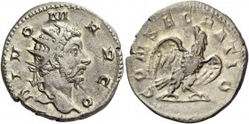 Consecration coins of Trajan Decius, 249 – 251. Consecration issue of Marcus Aurelius. Antoninianus 250-251, AR 4.01 g. DIVO MARCO Radiate head of Div...