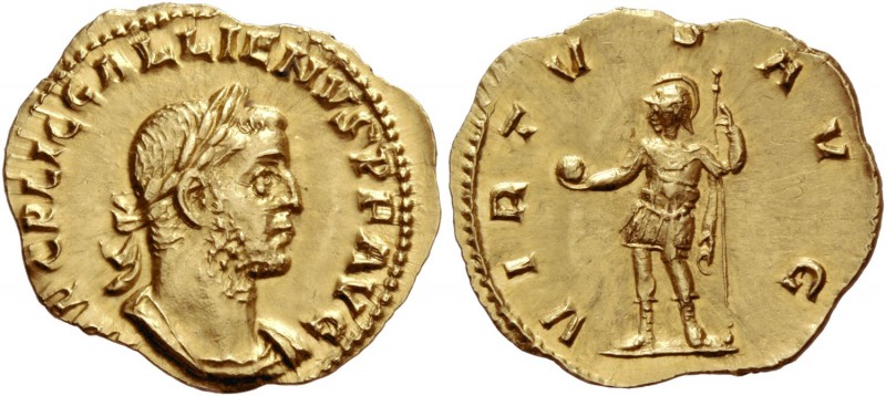 Gallienus, 253 – 268
Aureus circa 261–266, AV 1.88 g. IMP C P LIC GALLIENVS P F...