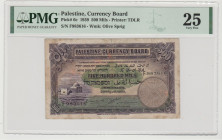 Palestine - 500 Mils - 1939 - PMG 25 Pick#6c S/N F983616