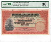 Palestine - 5 Pound - 1939 - PMG 30 - Pick#8c