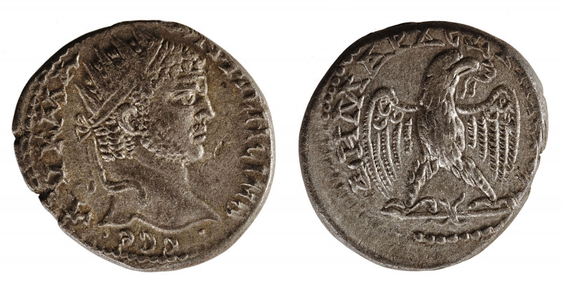Caracalla - Cyrrhus in Cyrrhestica - Tetradrchme - 215-217 - 10.57g - VF - Prieu...