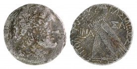 Egypt - Ptolemaeus VIII - Tetradrchme - Ptolemaic kingdom - Cyprus - Salamis - 10.90 gr - LNA=51 - SNG-582