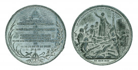 France - Second Republic - Denys Auguste Affre - archbishop and martyr - 41mm - 20.92g - 1848 - יהוה