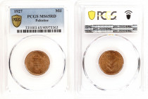 Palestine - 1 Mil - PCGS MS65 RD - 1927