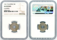 Palestine - 5 Mils - NGC AU Details - 1941