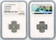 Palestine - 5 Mils - NGC AU Details - 1941
