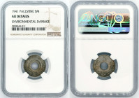 Palestine - 5 Mils - NGC AU Details - 1941