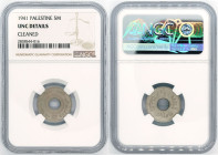 Palestine - 5 Mils - NGC UNC Details - 1941