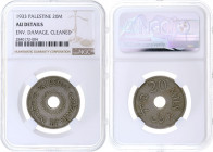 Palestine - 20 Mils - NGC AU Details - 1933