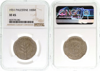 Palestine - 100 Mils - NGC 4659790-080 XF 45 - 1931