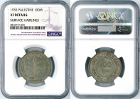 Palestine - 100 Mils - NGC XF Details - 1935