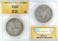 United States - 1 Dollar Morgan - ANACS EF40 Details - 1893-CC