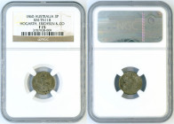 Australia - Silver - 3 Pence - token - NGC F-15 - 1860