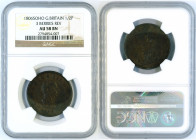 Great Britain - 1/2 penny 1806 - NGC AU-58 - 3 berries on rev.