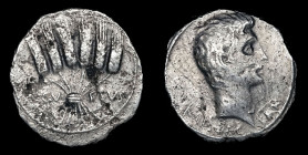 Ionia - Ephesos. Augustus 27 BC-AD 14. Silver Cistophorus