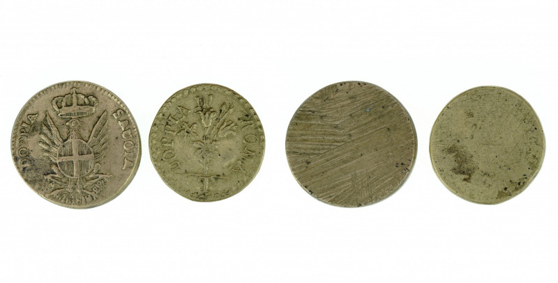 Italy - coin weight duo 1700s
