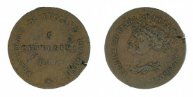Italy - Lucca - 5 centesimi 1806