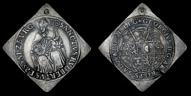 Salzburg - Klippe - 1 Thaler - 1586 - old Silver (?) Collector copy