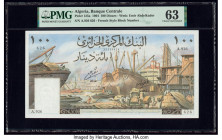 Algeria Banque Centrale d'Algerie 100 Dinars 1964 Pick 125a PMG Choice Uncirculated 63. Staple holes.

HID09801242017

© 2020 Heritage Auctions | All ...