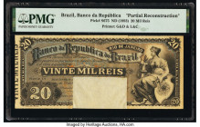Brazil Banco da Republica 20 Mil Reis 1893 Pick S675 Partial Reconstruction PMG Holder. 

HID09801242017

© 2020 Heritage Auctions | All Rights Reserv...