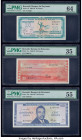 Burundi Banque du Royaume 20; 50; 100 Francs 1964; 1965; 1964 Pick 10; 11a; 12a Three Examples PMG Choice Uncirculated 64; Choice Very Fine 35; About ...