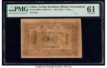 China Ta Han Szechuan Military Government 1 Yuan ND (1912) Pick S3948 S/M#T14-1 PMG Uncirculated 61. Stained.

HID09801242017

© 2020 Heritage Auction...