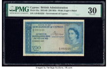 Cyprus Central Bank of Cyprus 250 Mils 1.3.1957 Pick 33a PMG Very Fine 30. 

HID09801242017

© 2020 Heritage Auctions | All Rights Reserved