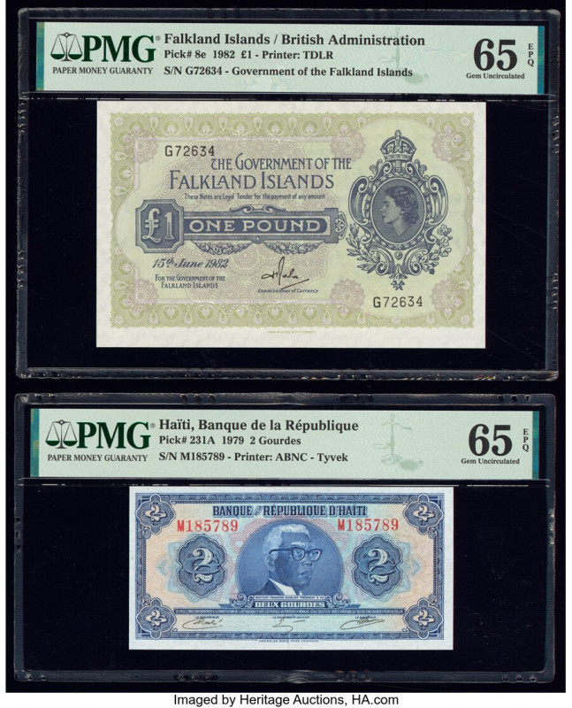 Falkland Islands Government of the Falkland Islands 1 Pound 15.6.1982 Pick 8e PM...