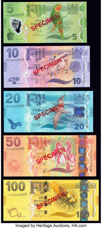 Fiji 2012 Specimen Set of 5 Examples Crisp Uncirculated. 

HID09801242017

© 202...