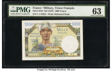 France Tresor Francais 1000 Francs ND (1947) Pick M10 PMG Choice Uncirculated 63. 

HID09801242017

© 2020 Heritage Auctions | All Rights Reserved