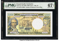 French Pacific Territories Institut d'Emission d'Outre Mer 5000 Francs ND (1996) Pick 3g PMG Superb Gem Unc 67 EPQ. 

HID09801242017

© 2020 Heritage ...