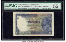 India Government of India 10 Rupees ND (1928-35) Pick 16b Jhun3.8.2 PMG About Uncirculated 55. Staple holes at issue.

HID09801242017

© 2020 Heritage...