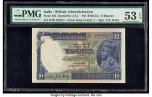 India Government of India 10 Rupees ND (1928-35) Pick 16b Jhun3.8.2 PMG About Uncirculated 53 EPQ. Staple holes at issue.

HID09801242017

© 2020 Heri...