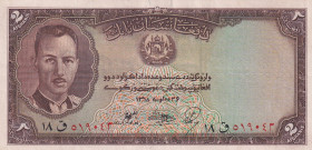 Afghanistan, 2 Afghanis, 1939, XF, p21
XF
Estimate: $20-40