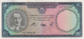 Afghanistan, 500 Afghanis, 1948, AUNC(+), p35a
AUNC(+)
Estimate: $500-1000
