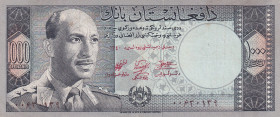 Afghanistan, 1.000 Afghanis, 1961, XF(-), p42a
XF(-)
Estimate: $20-40