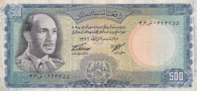 Afghanistan, 500 Afghanis, 1967, VF, p45a
VF
Estimate: $20-40