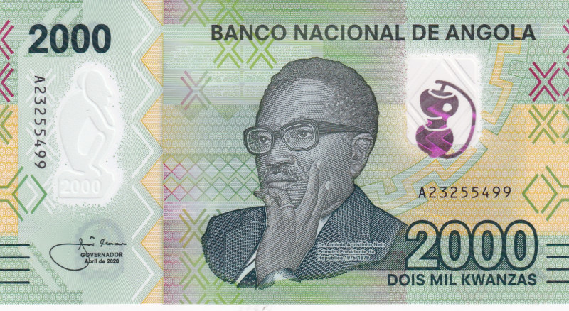 Angola, 2.000 Kwanzas, 2020, UNC, pNew
UNC
Polymer plastics banknote
Estimate...