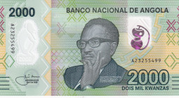 Angola, 2.000 Kwanzas, 2020, UNC, pNew
UNC
Polymer plastics banknote
Estimate: $20-40