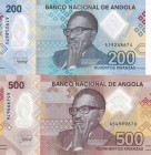 Angola, 200-500 Kwanzas, 2020, UNC, pNew, (Total 2 banknotes)
UNC
Polymer plastics banknote
Estimate: $15-30