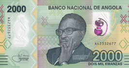 Angola, 2.000 Kwanzas, 2020, UNC, pNew
UNC
Polymer plastics banknote
Estimate: $20-40