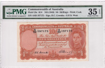 Australia, 10 Shillings, 1949, VF, p25c
VF
PMG 35 EPQ
Estimate: $100-200