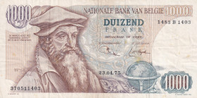 Belgium, 1.000 Francs, 1975, VF, p136b
VF
Estimate: $35-70