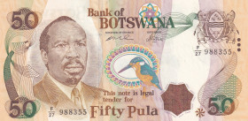 Botswana, 50 Pula, 2000, UNC, p22
UNC
Estimate: $30-60