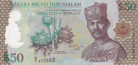 Brunei, 50 Ringgit, 2004, UNC, p28
UNC
Commemorative banknote, polymer, Light handling
Estimate: $100-200