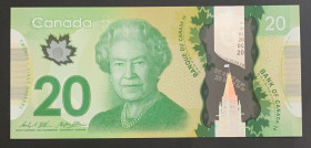 Canada, 20 Dollars, 2012, UNC, p108
UNC
Queen Elizabeth II. Potrait
Estimate: $30-60