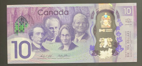 Canada, 10 Dollars, 2017, UNC, p112
UNC
Commemorative and Polymer Banknote
Estimate: $15-30