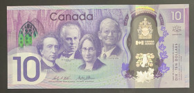 Canada, 10 Dollars, 2017, UNC, p112
UNC
Commemorative and Polymer Banknote
Estimate: $15-30